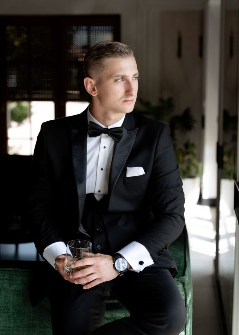 Portrety Pana Młodego – styl, klasa i emocje w ekskluzyjnej fotografii ślubnej