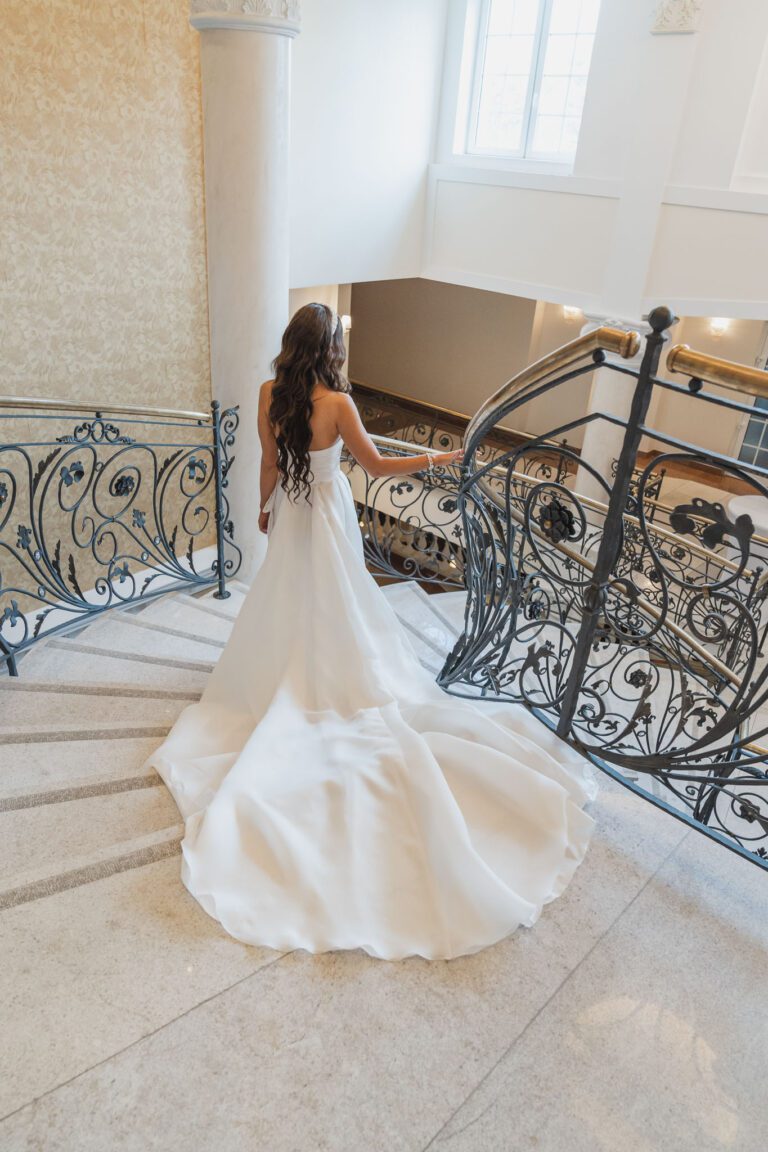 first look na schodach w hotelu Windsor