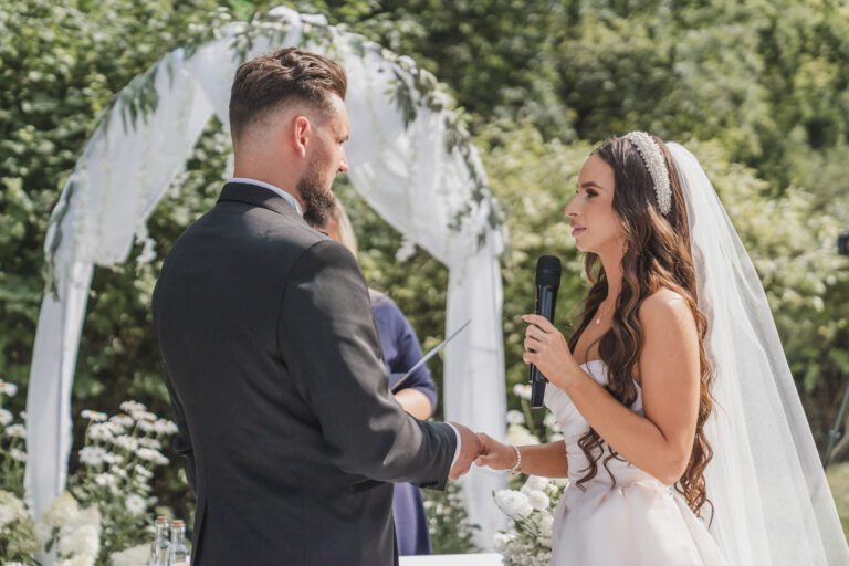 wymiana przysięgi młodej pary