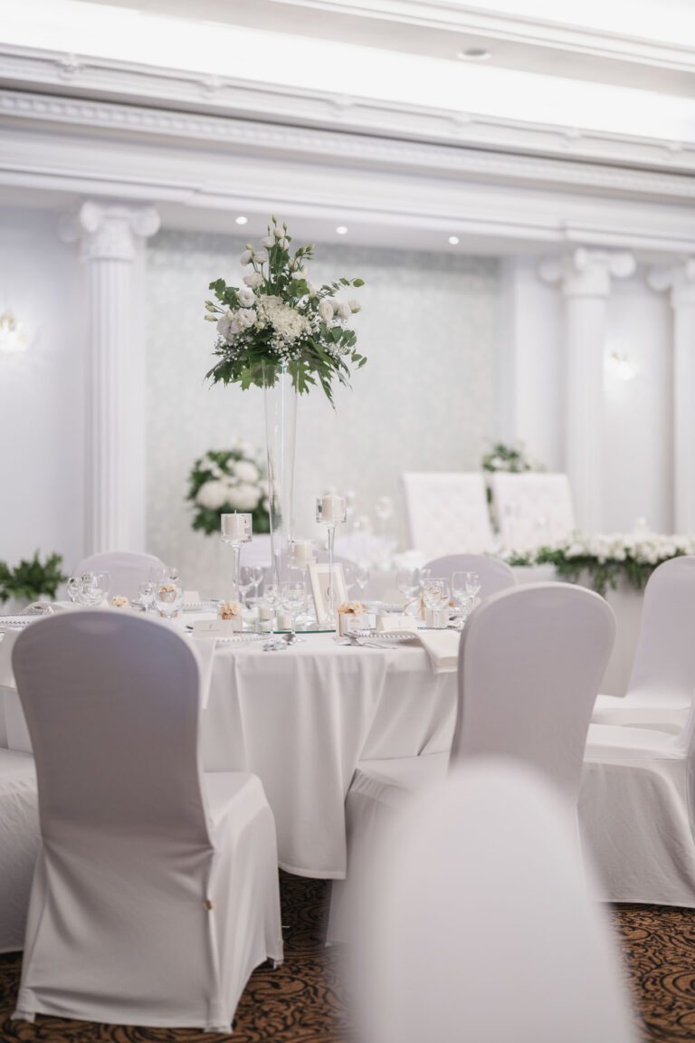 aranżacja stołów w hotelu windsor