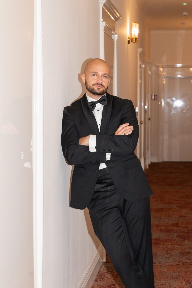 sesja ślubna w pałacu